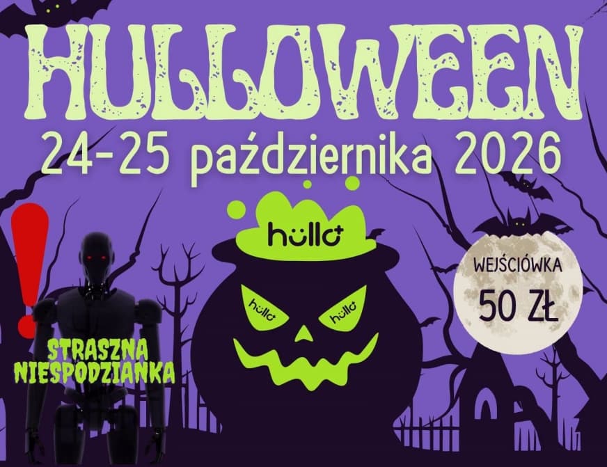 Ilustracja materiału: Najbardziej wyczekiwany weekend roku! HULLOween w Hullo to moc atrakcji bez limitu i dreszczyk emocji dla małych i dużych!