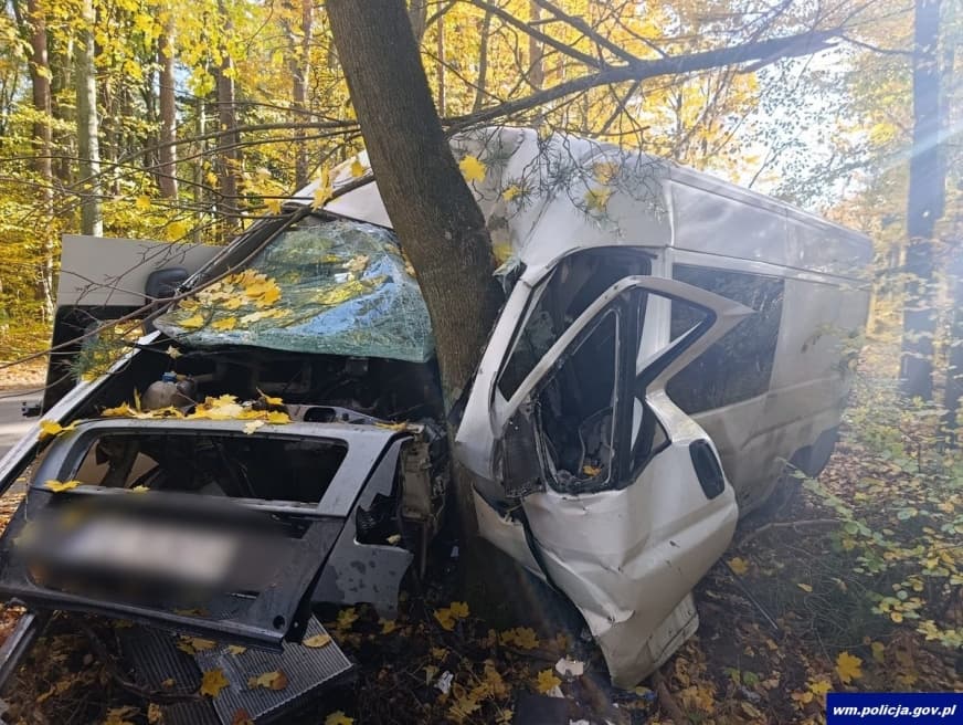 Ilustracja materiału: Tragiczny finał ucieczki przed policyjną kontrolą! Nie żyje 54-letni kierowca busa