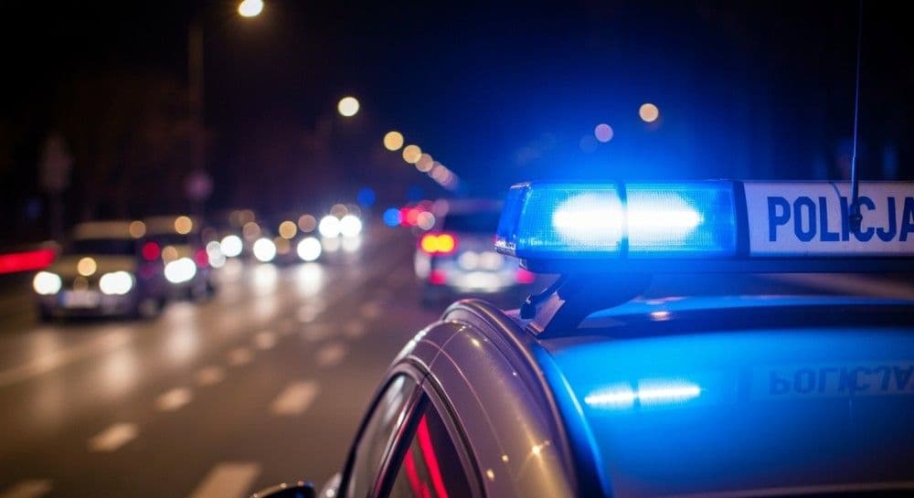 Ilustracja materiału: Audi ścięło latarnię. Kierowca miał 0,8 promila
