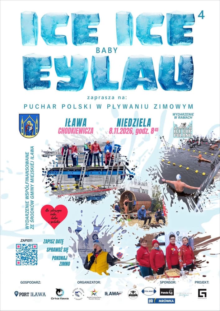 Ilustracja materiału: Puchar Polski w pływaniu zimowym w Iławie czyli IV edycja ICE ICE (BABY) EYLAU